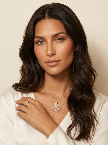 Verstelbare klaverhart ketting - Celeste